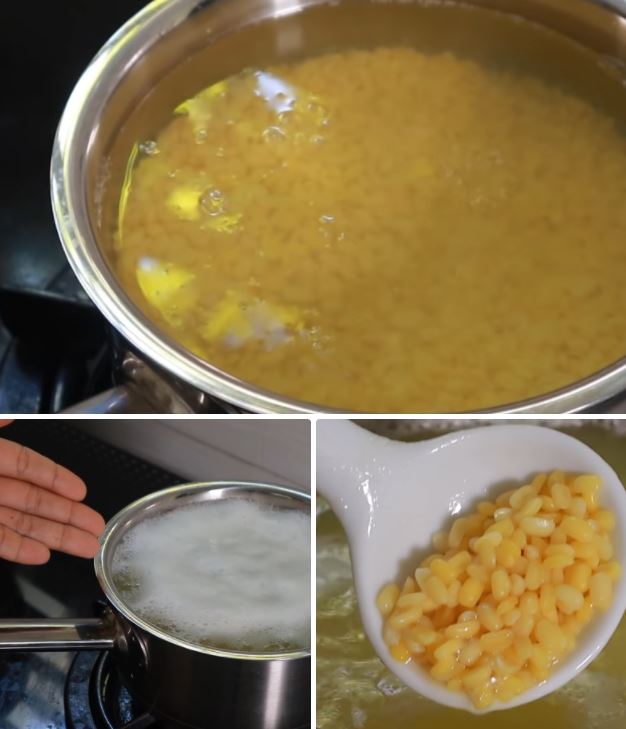 Cách nấu chè đậu xanh hoa cau