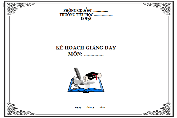 Hình ảnh bìa giáo án