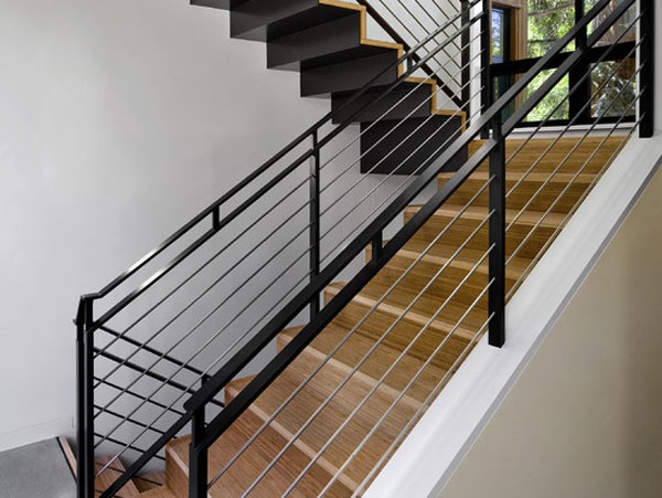 Mẫu lan can cầu thang sắt