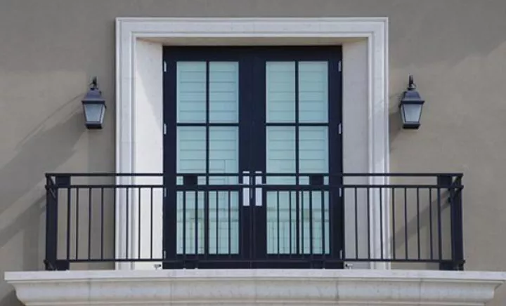 Lan can sắt hộp sơn tĩnh điện