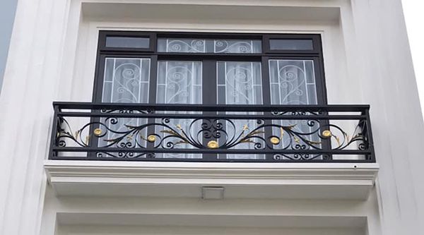 Mẫu lan can sắt mỹ thuật đẹp