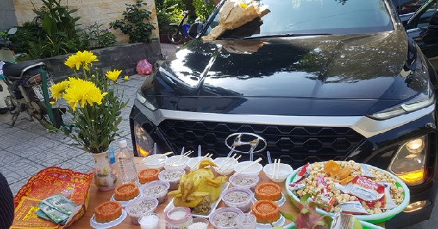 Bài cúng xe cuối năm