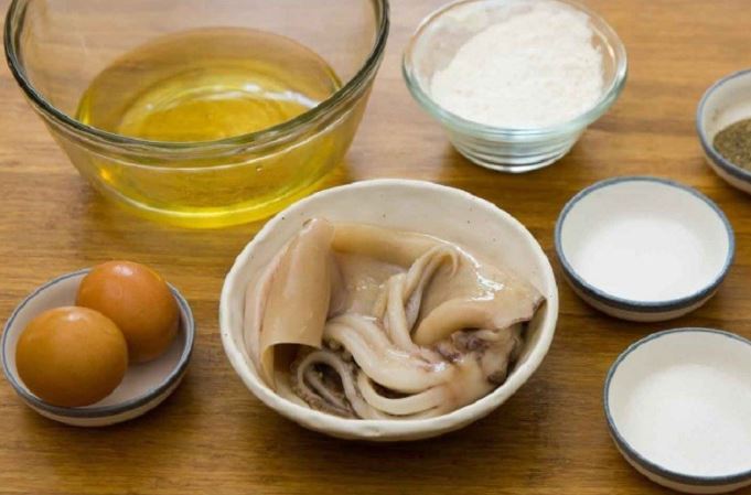 Cách làm mực tẩm bột chiên