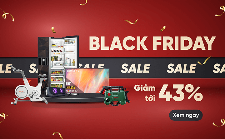 Khuyến mại Black Friday tại bắt đầu từ ngày 22/11 đến hết ngày 26/11 Khuyến mại Black Friday tại bắt đầu từ ngày 22/11 đến hết ngày 26/11