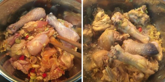 Cách làm thịt gà kho sả ngon