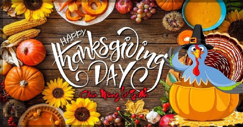 Thiệp & Lời chúc mừng ngày Lễ Tạ Ơn Thanksgiving hay, ý nghĩa