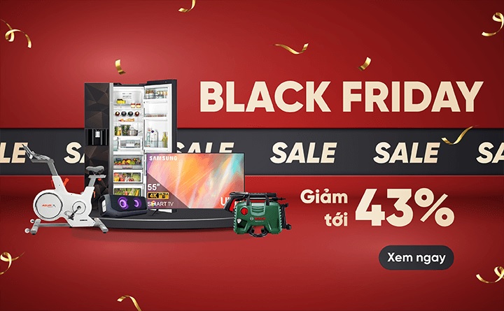 Đại tiệc Sale Black Friday tại 