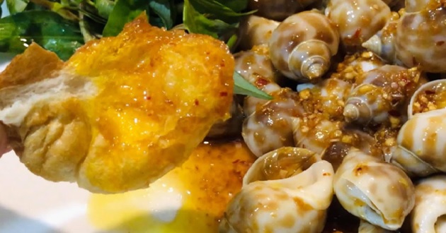 Cách làm ốc hương xào bơ tỏi