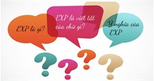 EXP là gì? EXP là viết tắt của chữ gì?