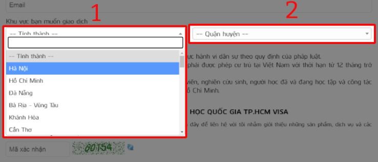 Cách đổi thẻ chip Vietcombank online