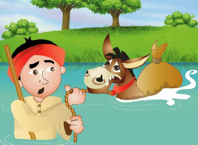 Truyện ngụ ngôn Người lái buôn và con lừa Truyện ngụ ngôn Người lái buôn và con lừa