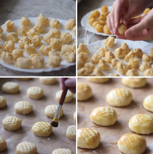 Cách làm bánh dứa Đài Loan nhân sầu riêng