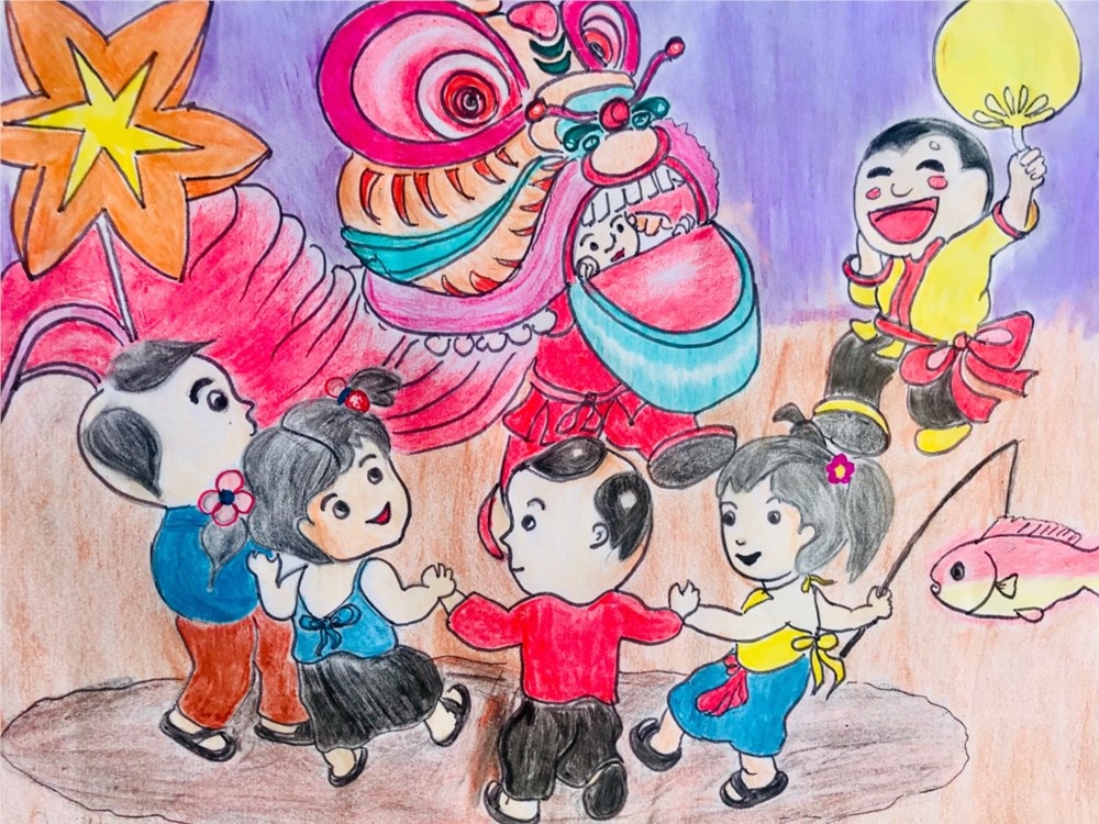 Tranh vẽ đề tài lễ hội Tranh vẽ đề tài lễ hội