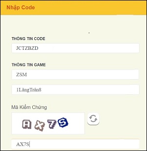 Cách nhập mã code Zingspeed Mobile Cách nhập mã code Zingspeed Mobile