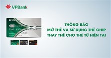 Cách chuyển đổi thẻ từ sang thẻ chip VPBank miễn phí, đơn giản