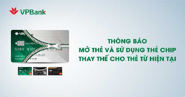 Cách đổi thẻ chip VPBank