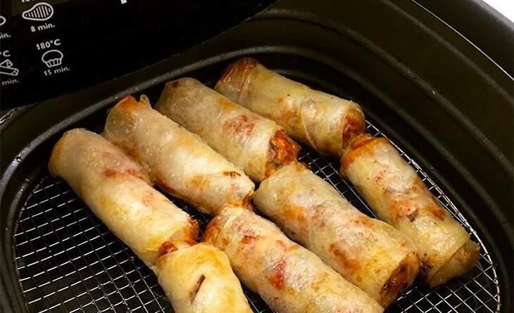 Cách chiên chả giò bằng nồi chiên không dầu đơn giản