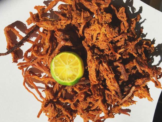 Cách làm thịt heo khô giả bò bằng nồi chiên không dầu