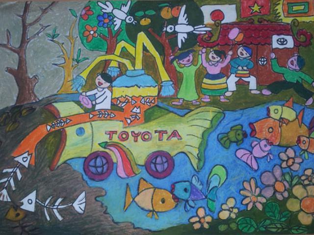 Mẫu tranh vẽ chiếc ô tô mơ ước đẹp nhất Mẫu tranh vẽ chiếc ô tô mơ ước đẹp nhất