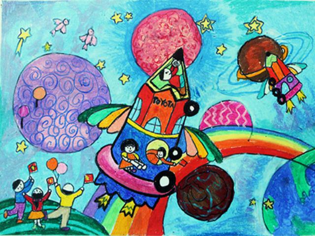 Mẫu tranh vẽ chiếc ô tô mơ ước đẹp nhất Mẫu tranh vẽ chiếc ô tô mơ ước đẹp nhất