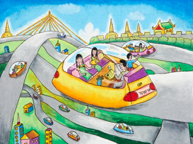 Mẫu tranh vẽ chiếc ô tô mơ ước đẹp nhất Mẫu tranh vẽ chiếc ô tô mơ ước đẹp nhất