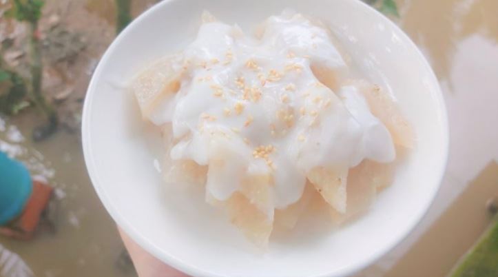 Cách làm bánh chuối hấp nước cốt dừa dẻo ngon