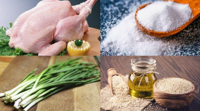 Cách làm gà hấp muối kiểu người Hoa