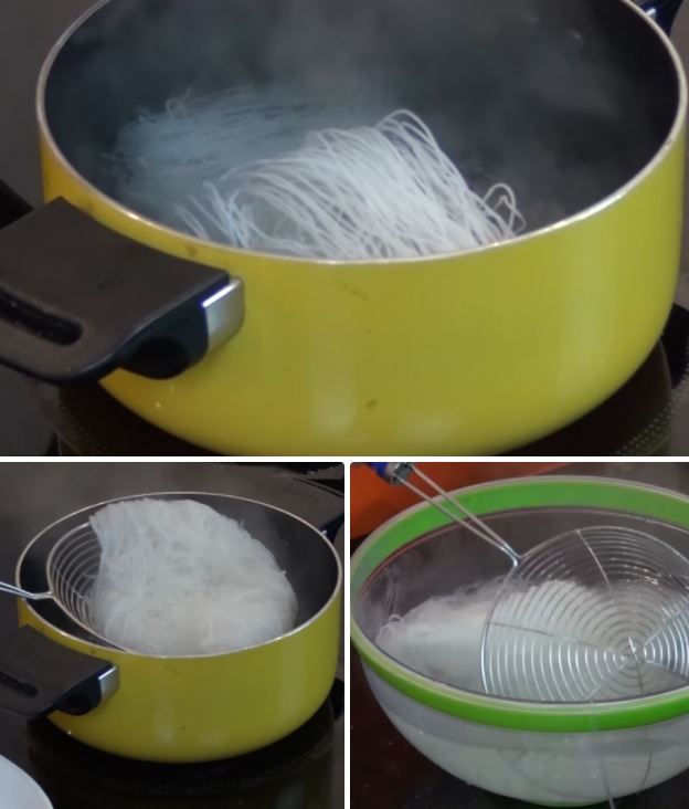 Cách làm miến xào lòng gà