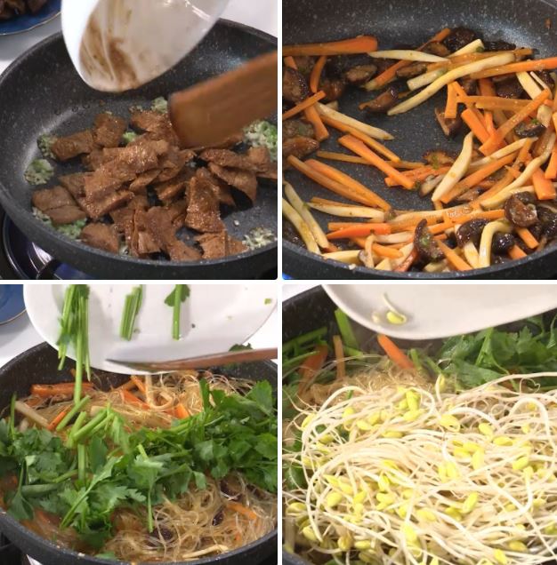 Cách làm miến xào chay