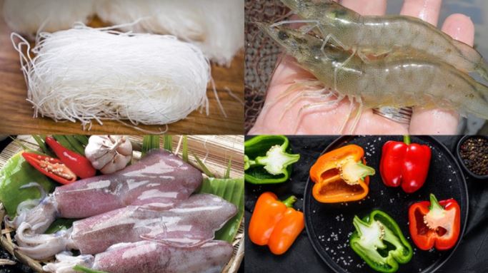 Cách làm miến xào hải sản