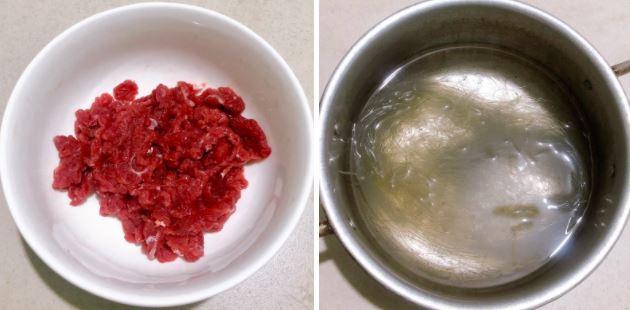 Cách làm miến xào thịt bò