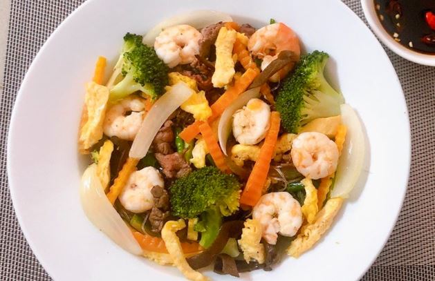 Cách làm miến xào thập cẩm