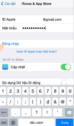 Cách đăng nhập ID Apple