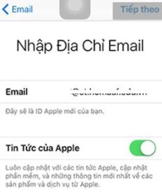 Cách tạo tài khoản ID Apple mới