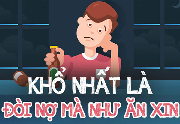 Stt đòi nợ trên Facebook hay