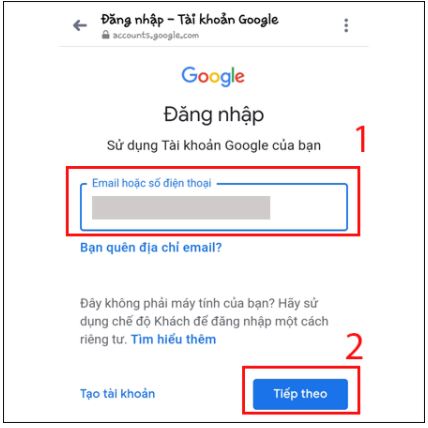 Cách lấy lại mật khẩu Gmail không cần số điện thoại