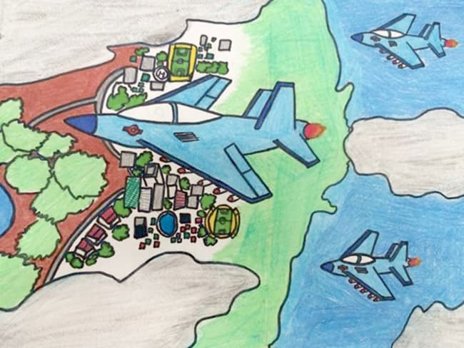 Tranh vẽ an toàn giao thông