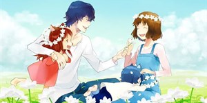 Cách vẽ tranh đề tài gia đình anime hạnh phúc đơn giản nhất