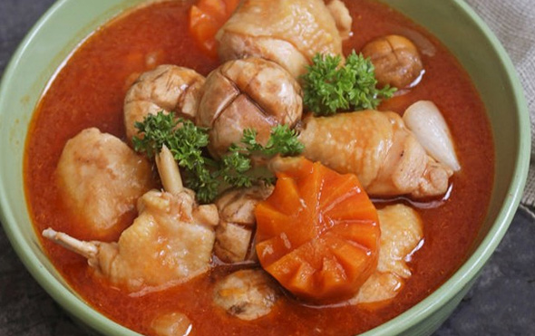 Cách nấu lagu gà nấm Cách nấu lagu gà nấm