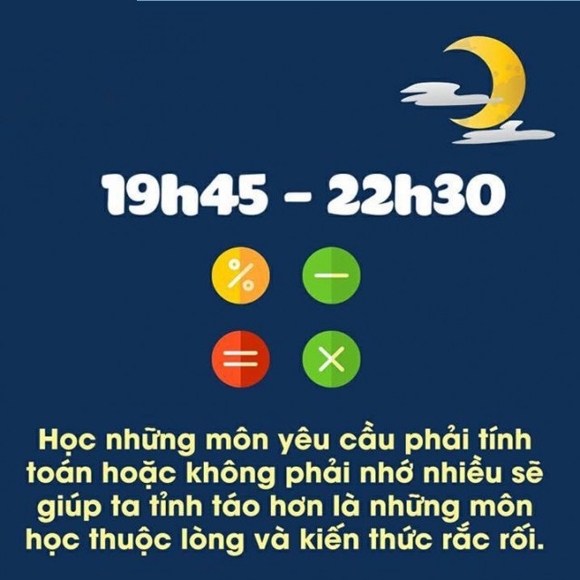 Giờ vàng để học
