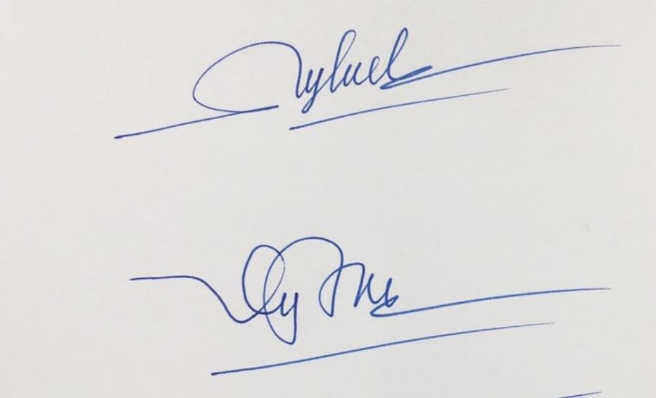 Các mẫu chữ ký theo tên đẹp, đơn giản, hợp phong thủy