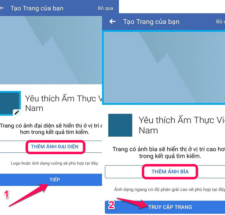 Cập nhật Ảnh đại diện Cập nhật Ảnh đại diện