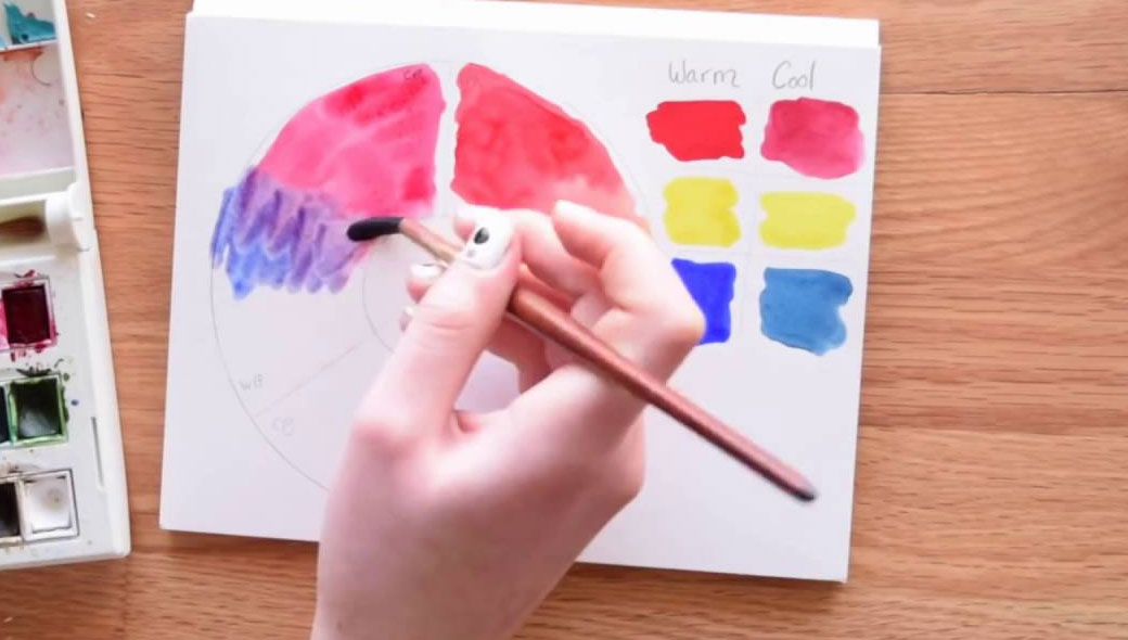 Cách pha màu hồng