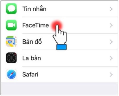 Cách gọi FaceTime trên iPhone