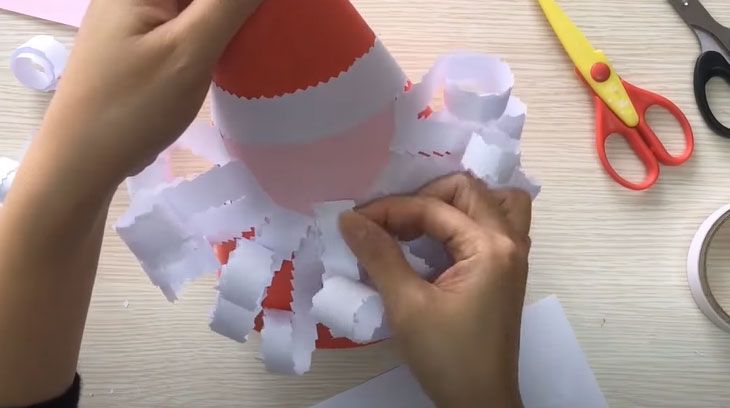 Cách làm mũ ông già Noel Cách làm mũ ông già Noel