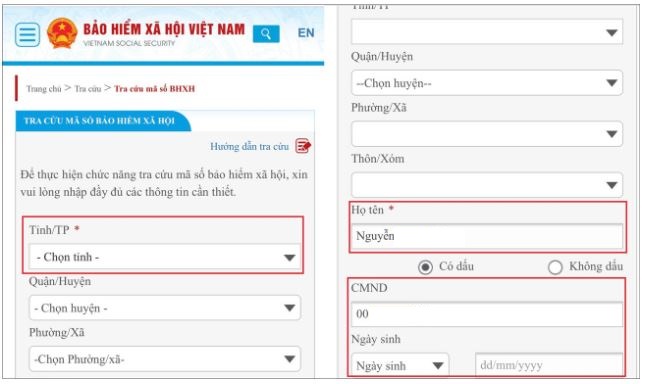 Cách tra cứu BHXH bằng CMND hoặc CCCD cực đơn giản