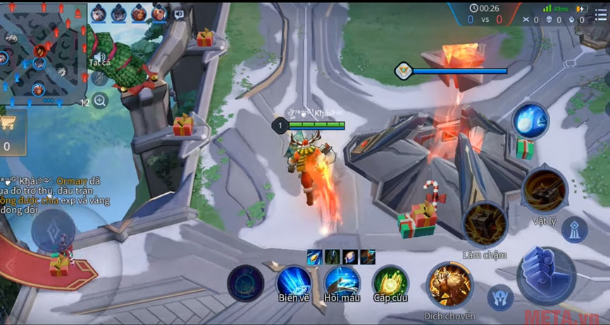 Cách sử dụng bóng tuyết trong Liên Quân Cách sử dụng bóng tuyết trong Liên Quân