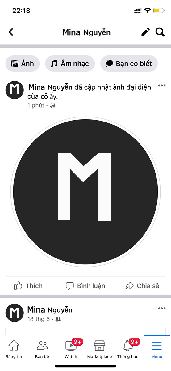 Bạn dùng ảnh này để cập nhật ảnh đại diện Facebook