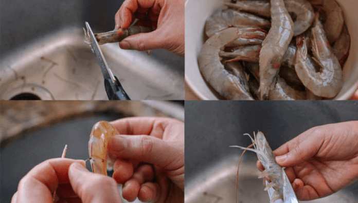 Các bước thực hiện cách làm tôm khô bằng nồi chiên không dầu