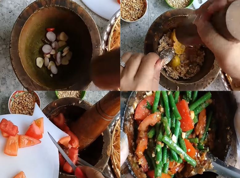 Cách làm gỏi đu đủ Thái Lan Ty Thy chuẩn vị